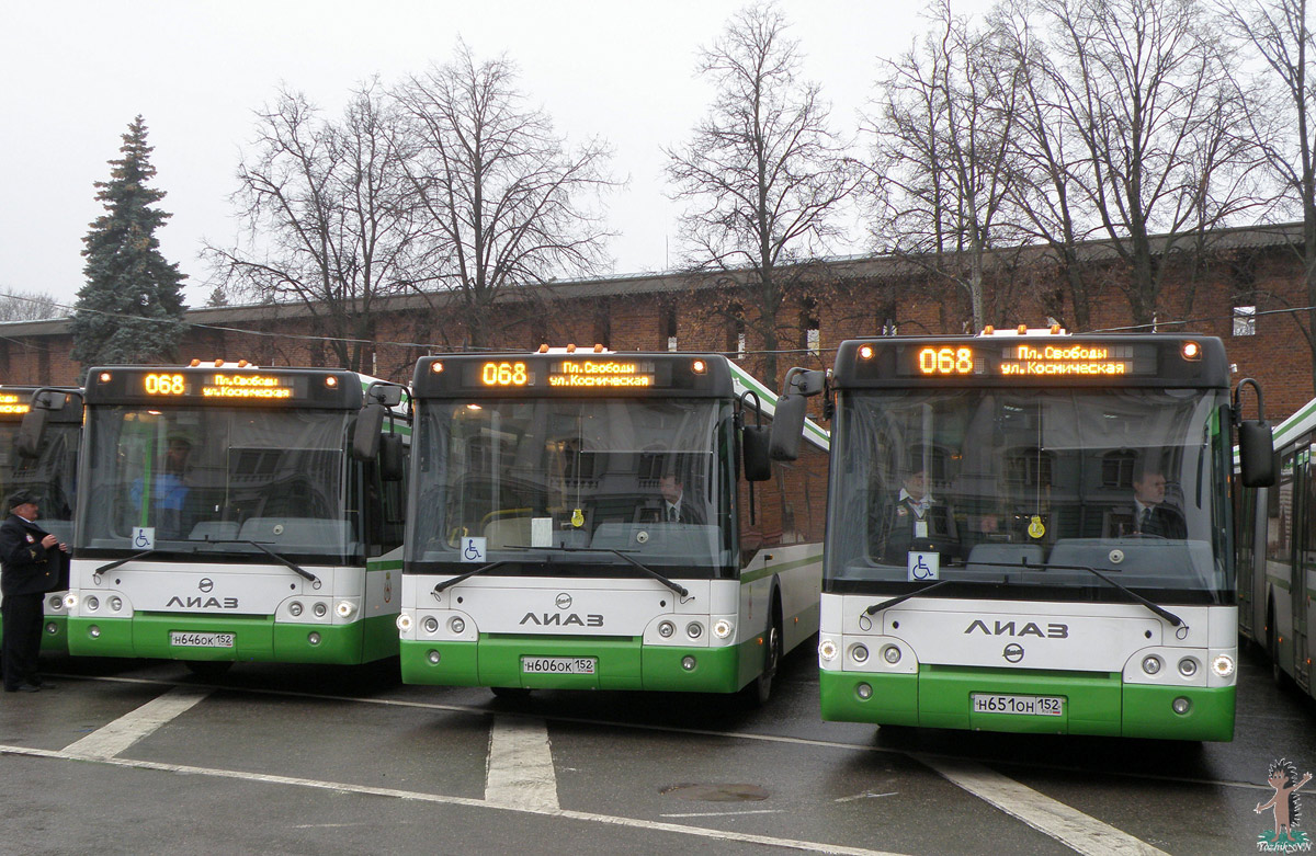 Ніжагародская вобласць — Презентация новых автобусов ЛиАЗ-6213.22 (13 ноября 2014)