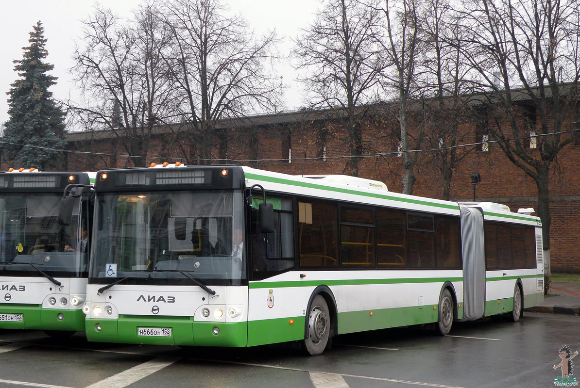 Nizhegorodskaya region, LiAZ-6213.22 # 21607; Nizhegorodskaya region — Presentation of new buses  LiAZ-6213.22 (13 november 2014)