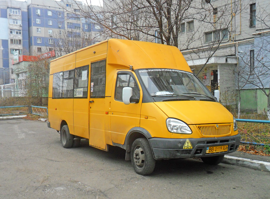 Луганская область, Рута СПВ-17 № BB 0119 AA