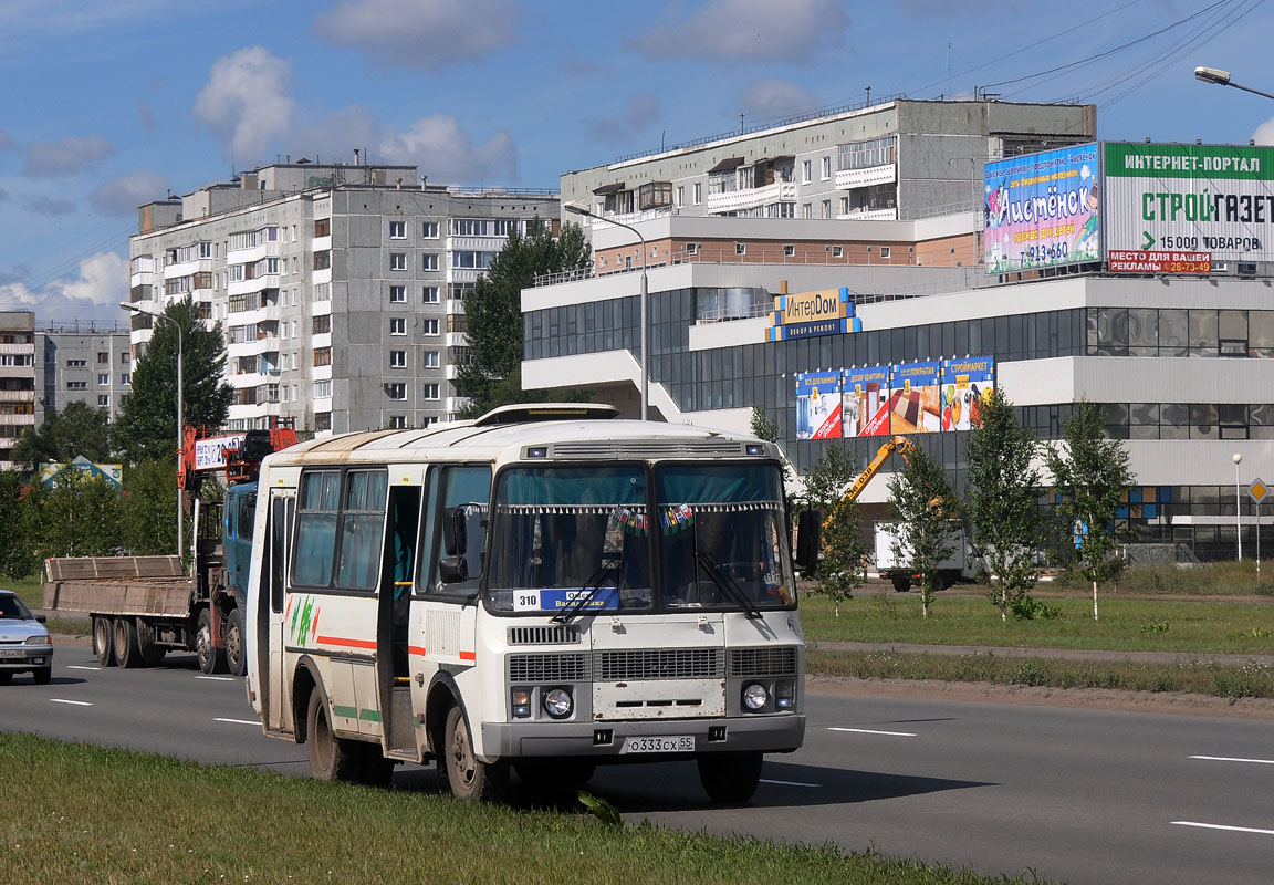 Омская область, ПАЗ-32054 № О 333 СХ 55