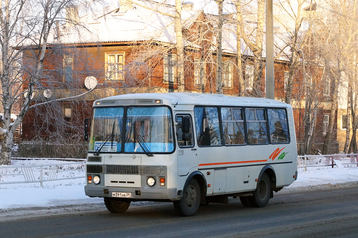 Архангельская область, ПАЗ-32054 № 2291