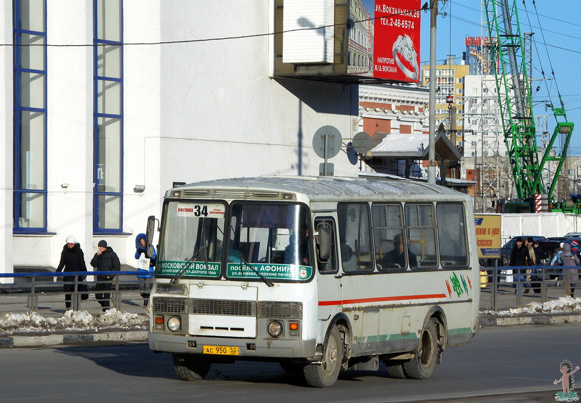 Nizhegorodskaya region, PAZ-32054 № АС 950 52