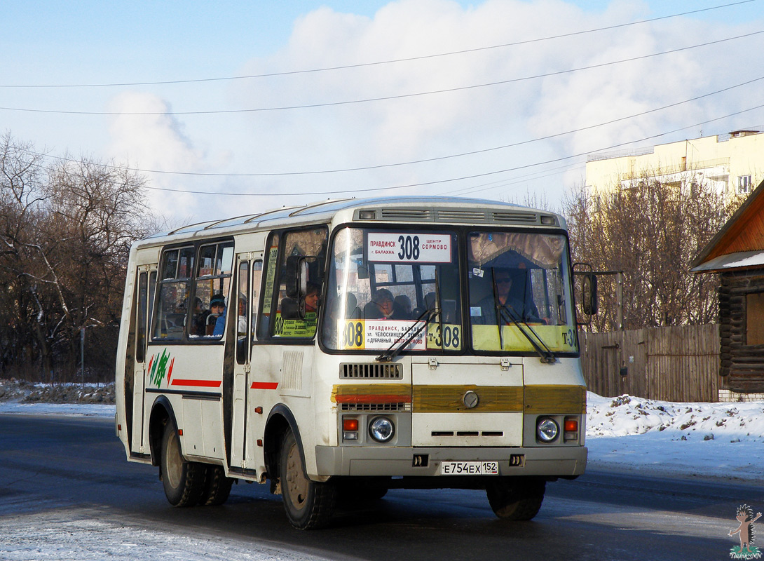 Нижегородская область, ПАЗ-32054 № Е 754 ЕХ 152