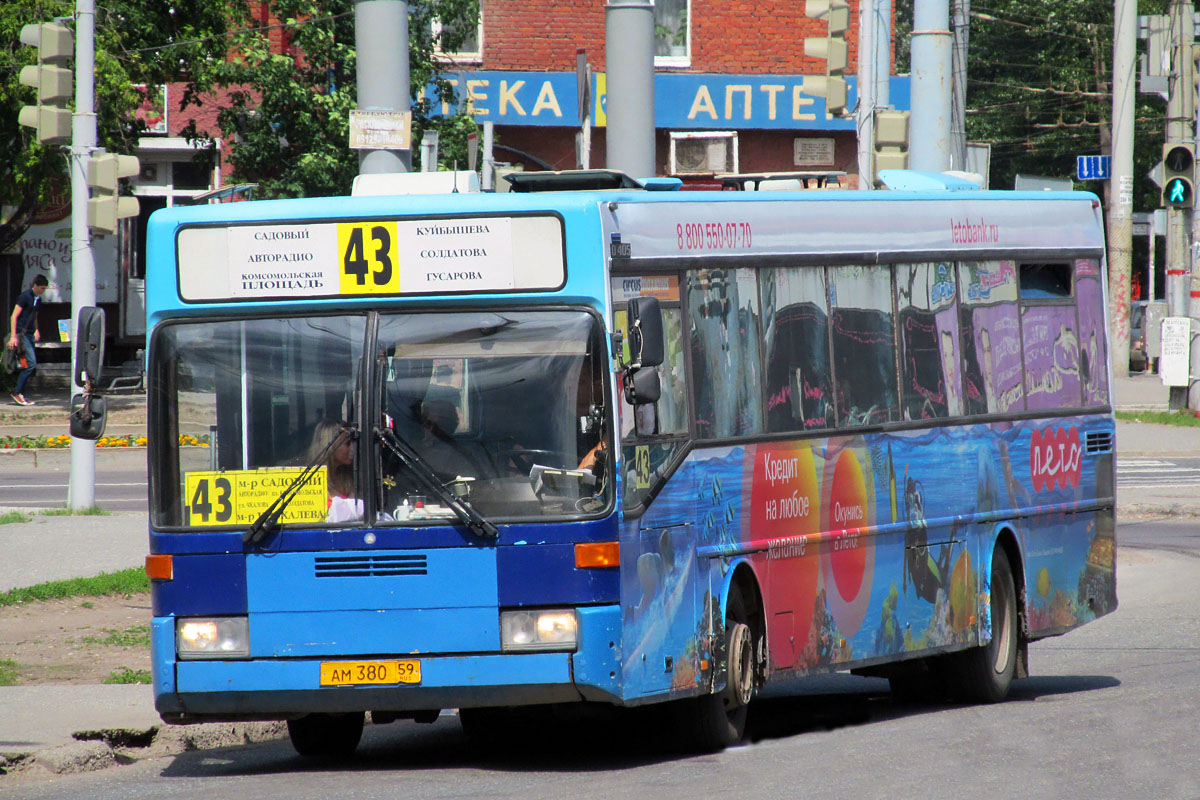 Пермский край, Mercedes-Benz O405 № АМ 380 59