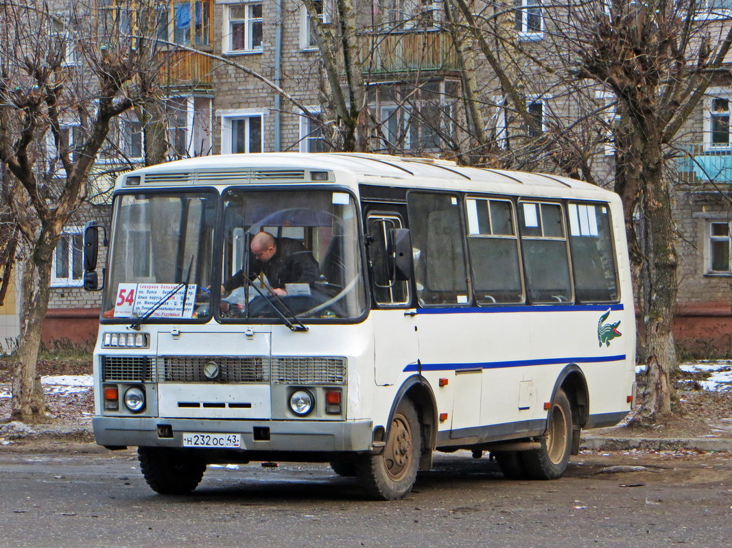 Кировская область, ПАЗ-32054-07 № Н 232 ОС 43