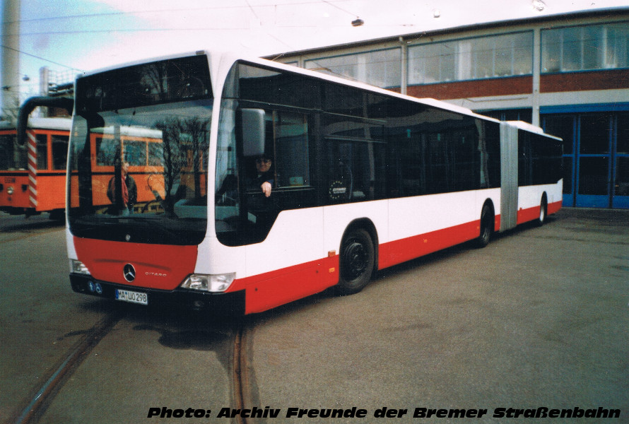 Баден-Вюртемберг, Mercedes-Benz O530G Citaro facelift G № MA-UO 298