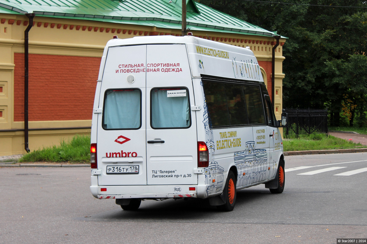 Санкт-Петербург, Mercedes-Benz Sprinter W903 310D № Р 316 ТУ 178