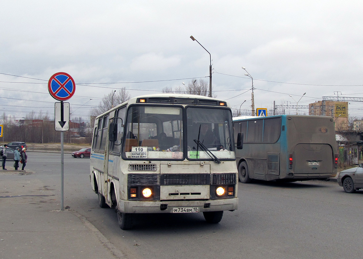 Карелия, ПАЗ-32053 № М 734 ВМ 10