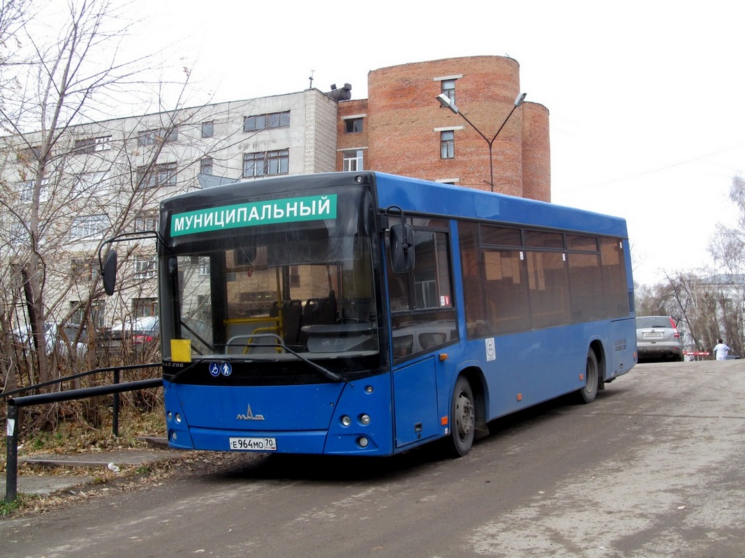 Томская область, МАЗ-206.060 № Е 964 МО 70