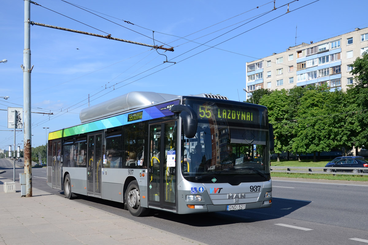 Литва, MAN A21 Lion's City NL273 CNG № 937