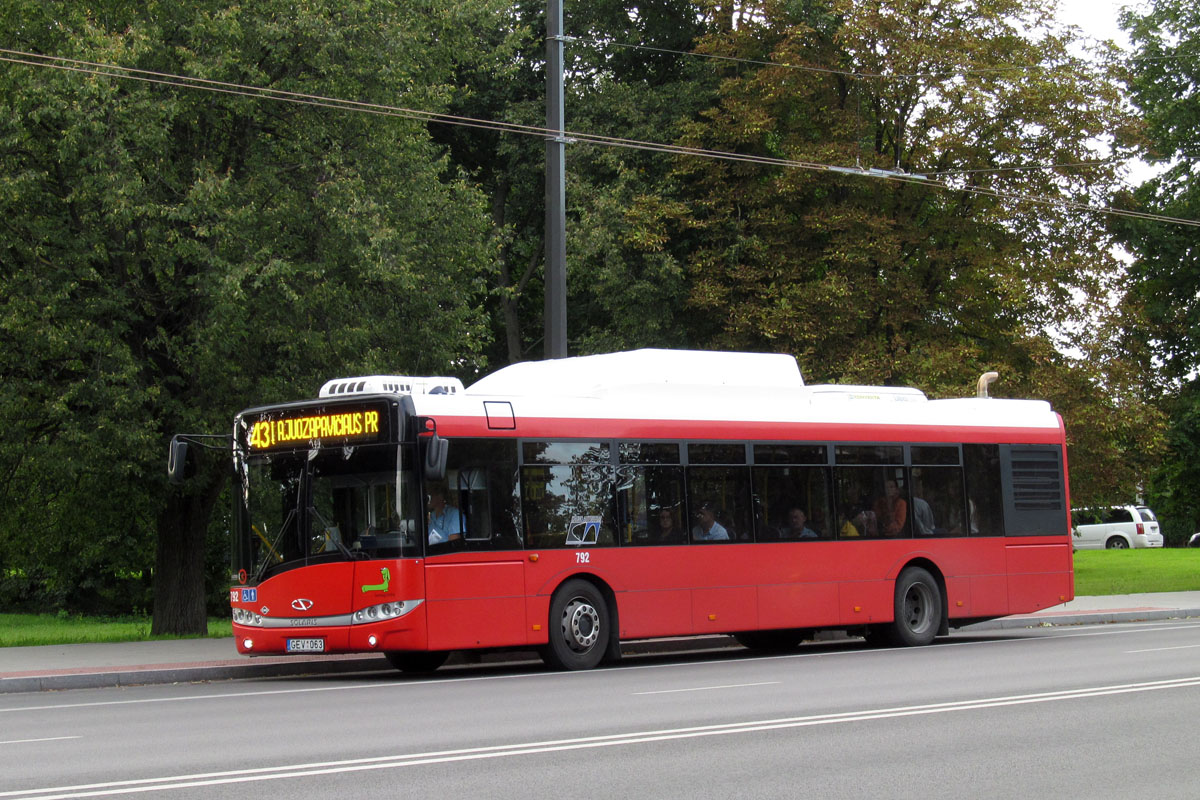 Литва, Solaris Urbino III 12 CNG № 792