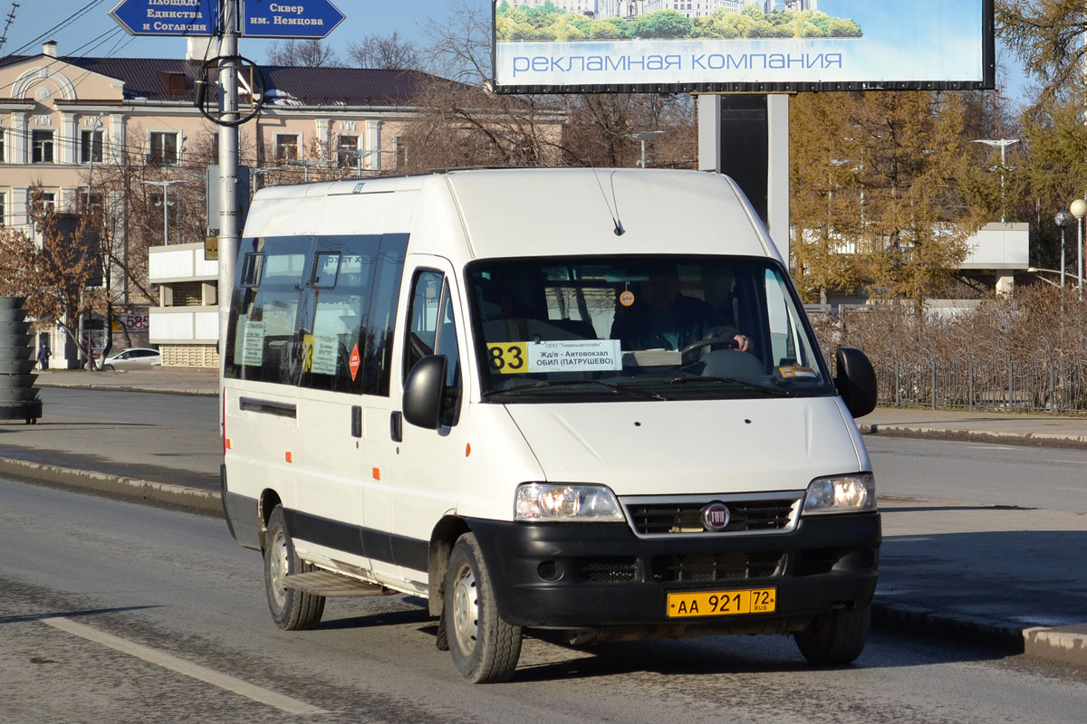 Тюменская область, FIAT Ducato 244 CSMMC-RLL, -RTL № АА 921 72