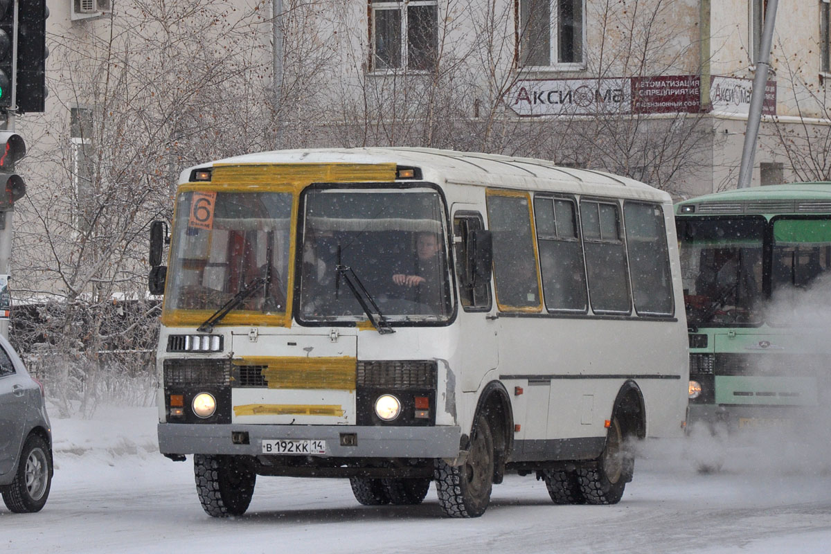 Саха (Якутия), ПАЗ-32054 № В 192 КК 14