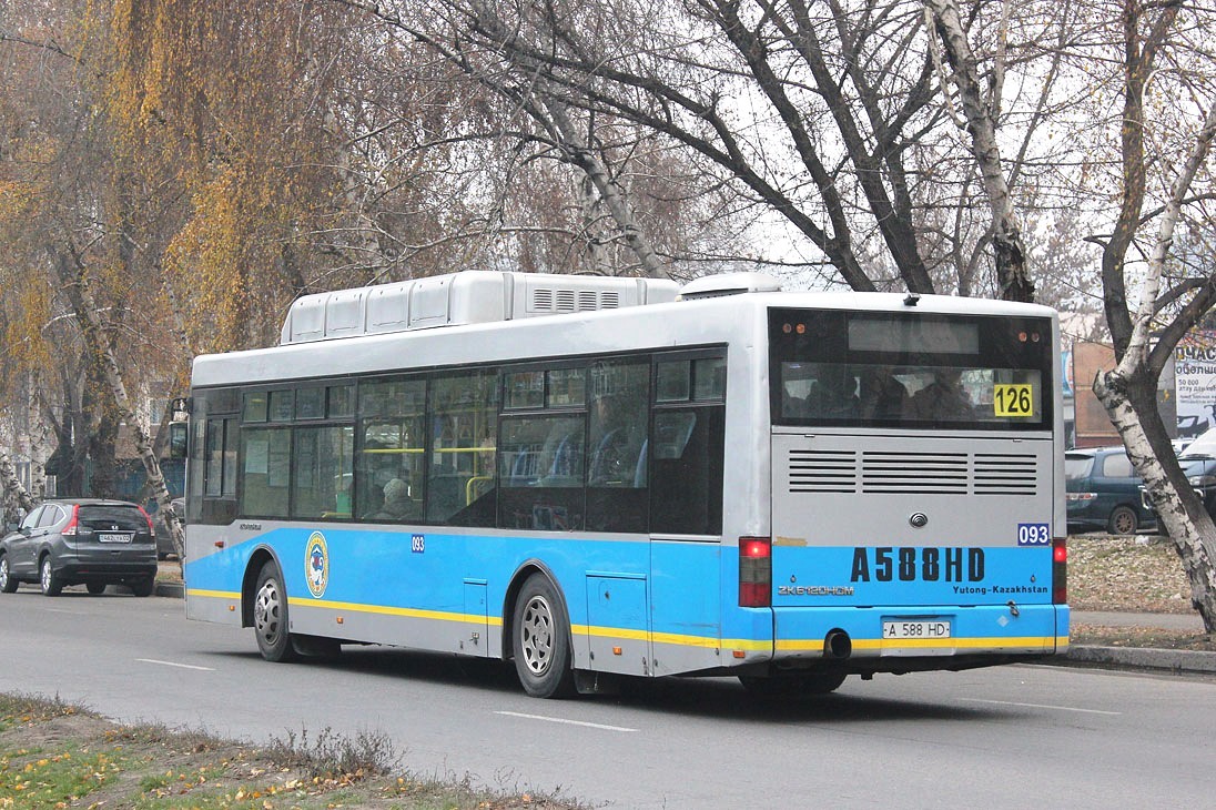 Алматы, Yutong ZK6120HGM № 093