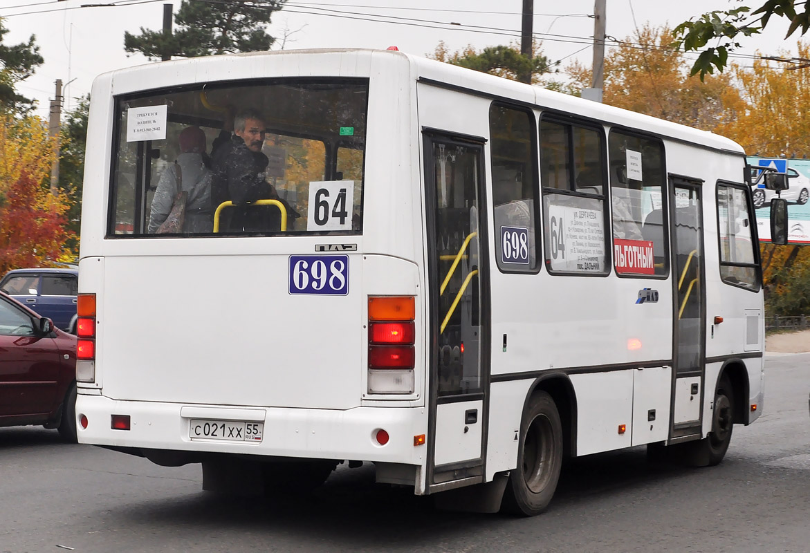 Омская область, ПАЗ-320302-08 № 698