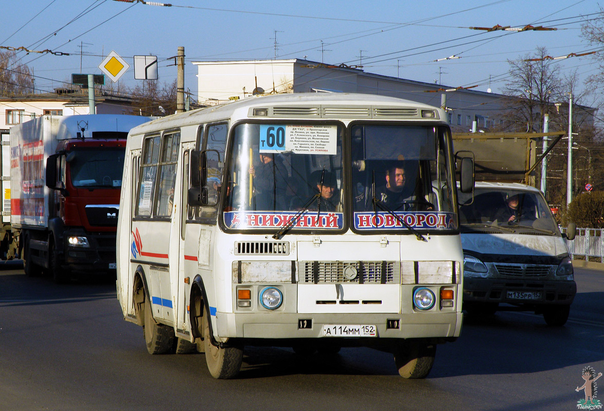 Нижегородская область, ПАЗ-32054 № А 114 ММ 152