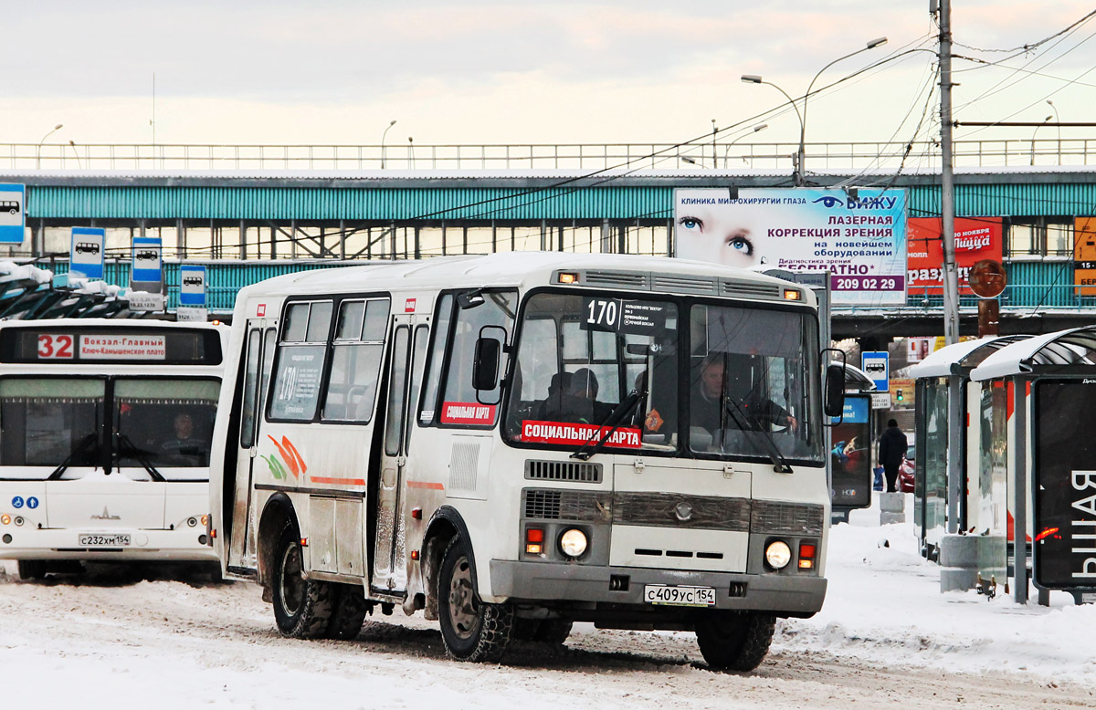 Новосибирская область, ПАЗ-32054 № С 409 УС 154