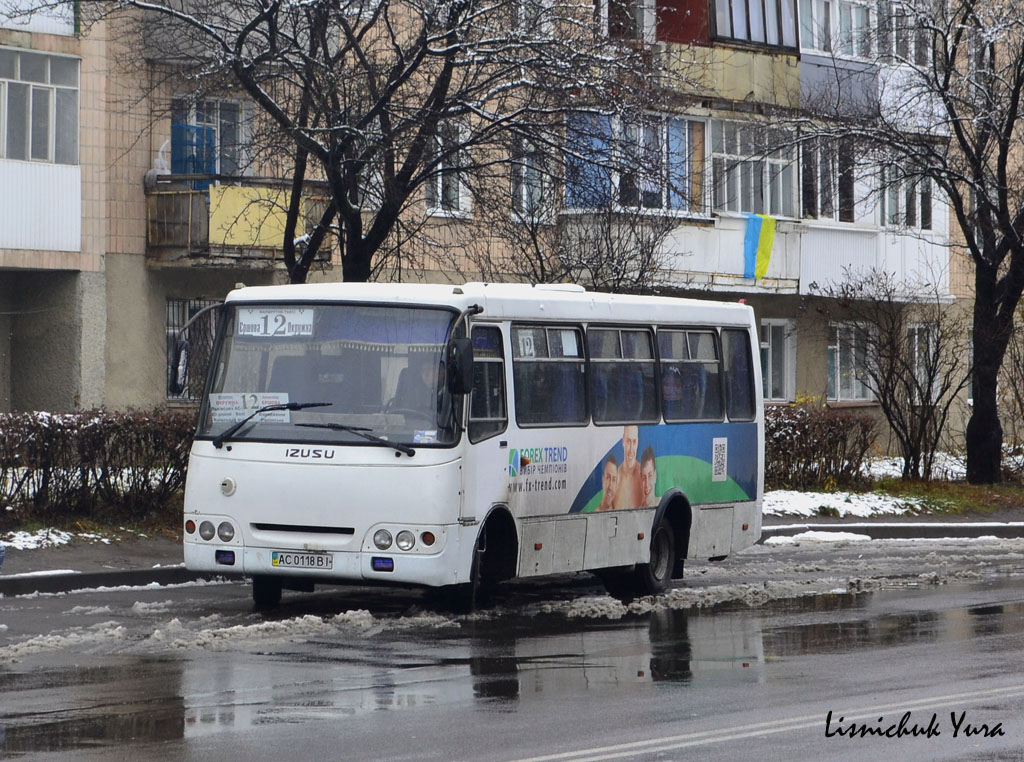 Волынская область, Богдан А09202 (ЛуАЗ) № AC 0118 BI