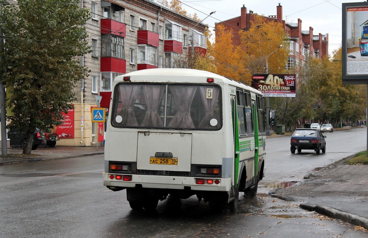 Томская область, ПАЗ-32051-110 № АС 258 70