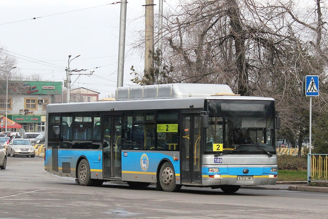 Алматы, Yutong ZK6120HGM № 189