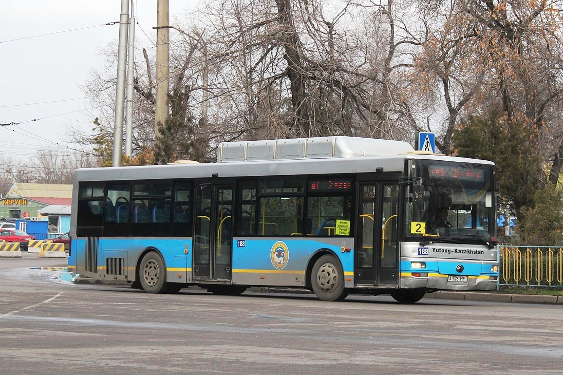 Almaty, Yutong ZK6120HGM # 188