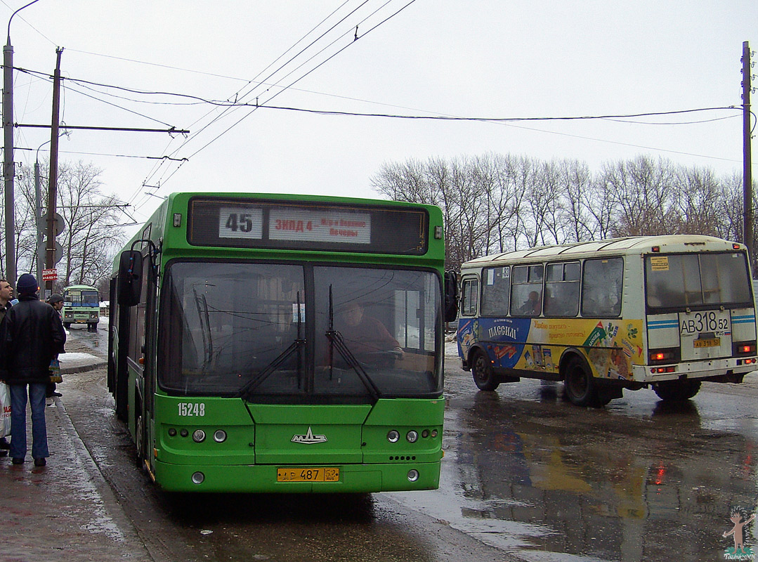 Нижегородская область, Самотлор-НН-5295 (МАЗ-103.075) № 15248; Нижегородская область, ПАЗ-32054 № АВ 318 52