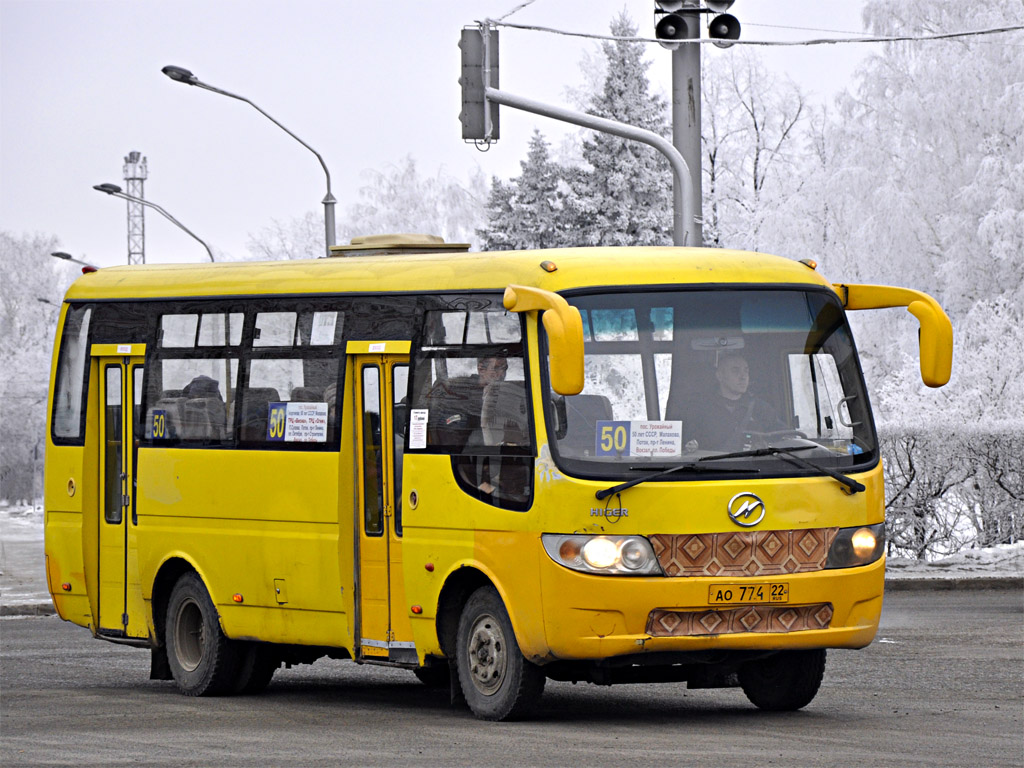 Алтайский край, Higer KLQ6728G № АО 774 22