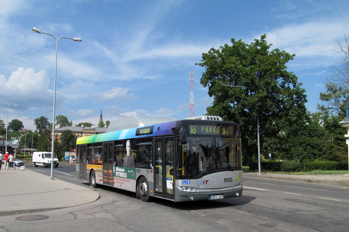 Литва, Solaris Urbino III 12 CNG № 955