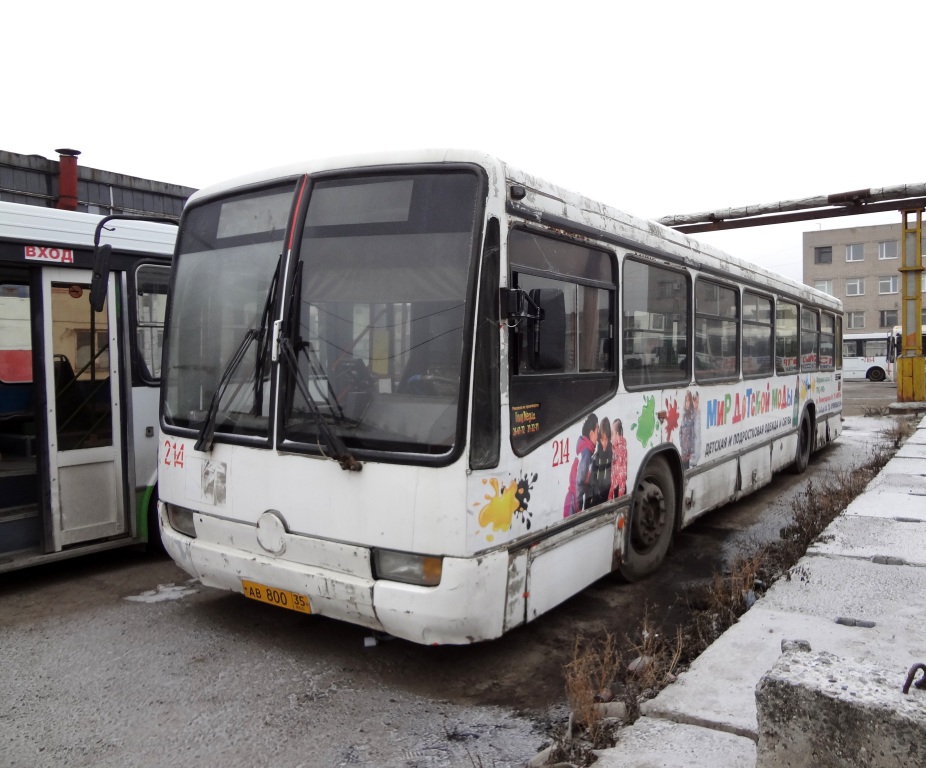 Вологодская область, Mercedes-Benz O345 № 214