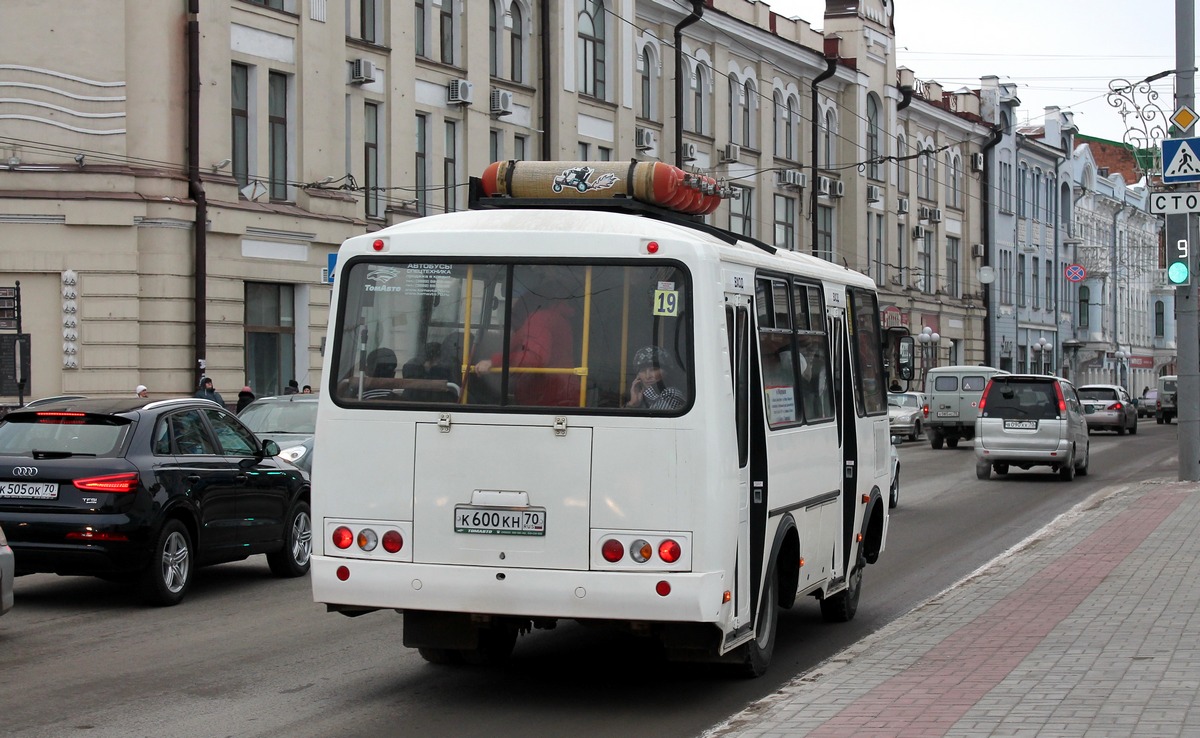 Томская область, ПАЗ-32054 № К 600 КН 70