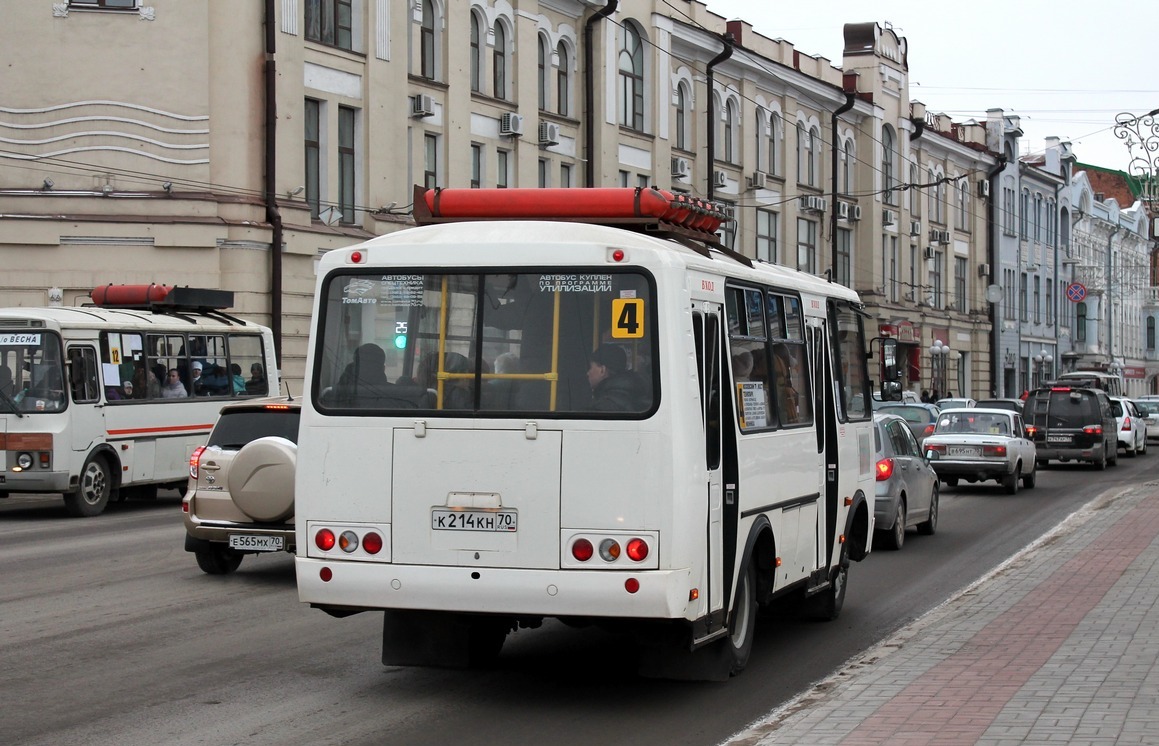 Томская область, ПАЗ-32054 № К 214 КН 70