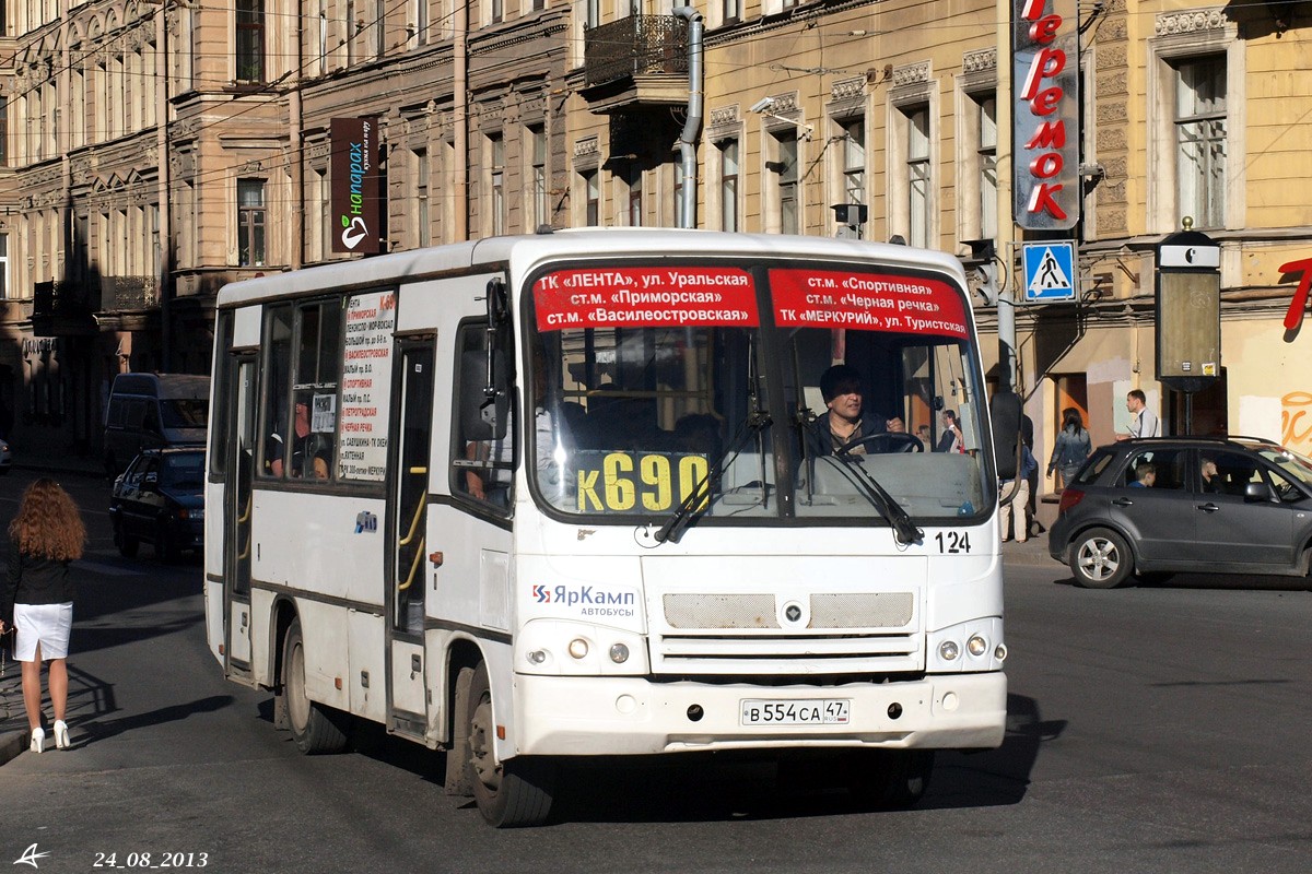 Санкт-Петербург, ПАЗ-320402-03 № 124