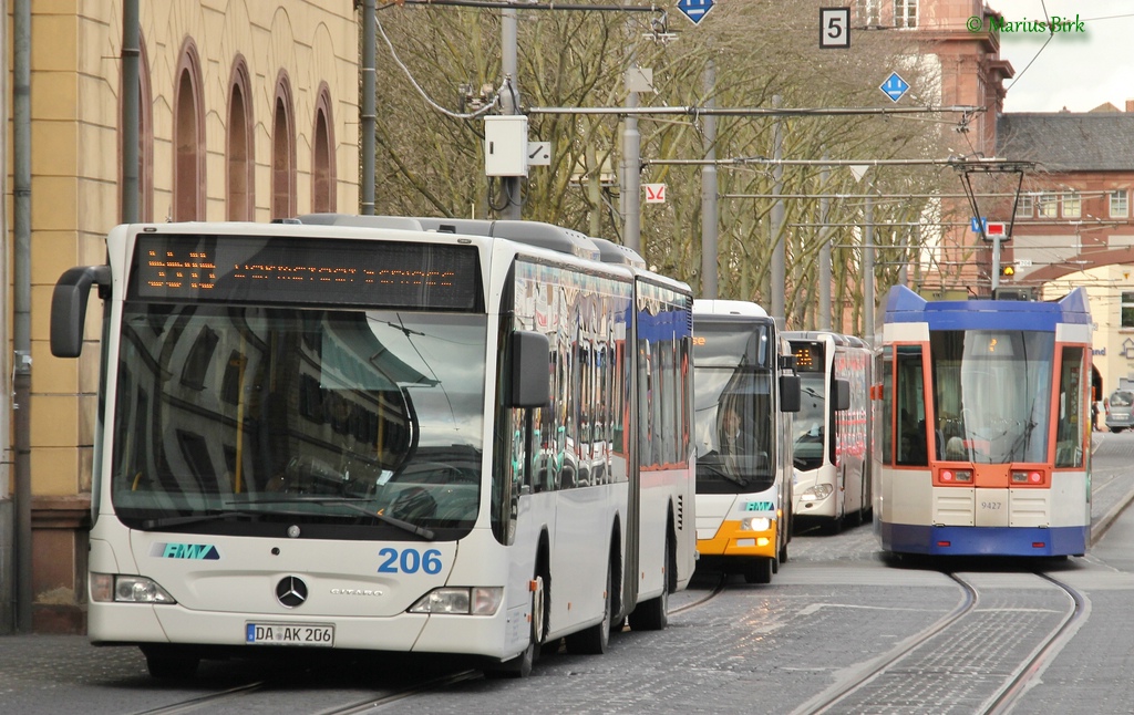 Гессен, Mercedes-Benz O530G Citaro facelift G № 206