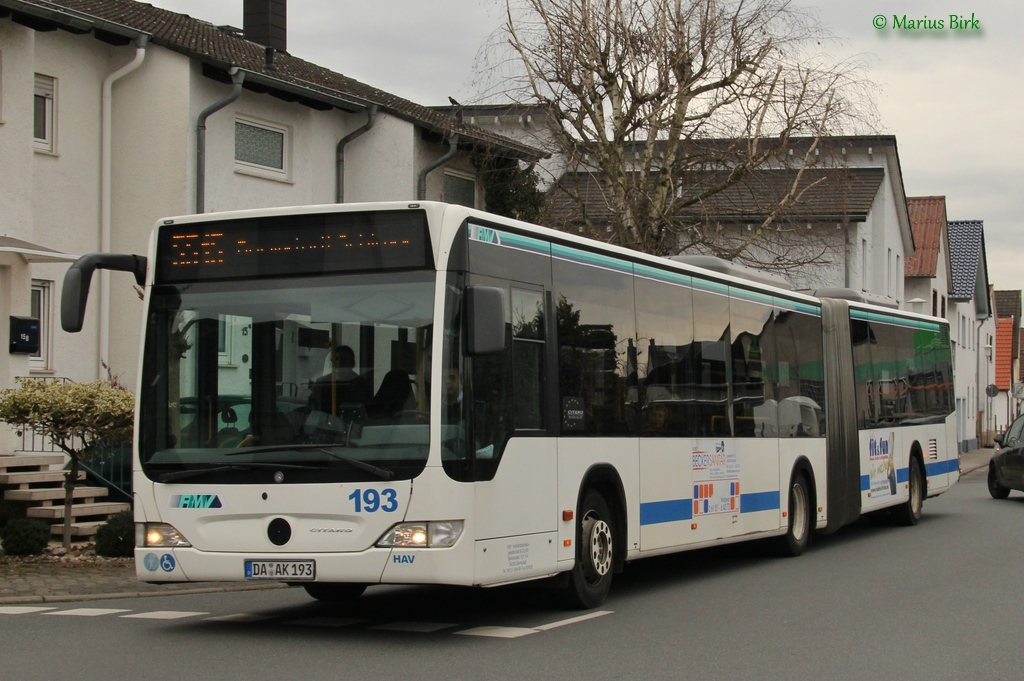 Гессен, Mercedes-Benz O530G Citaro facelift G № 193