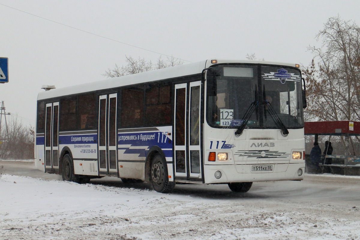 Омская область, ЛиАЗ-5256.60 № 117