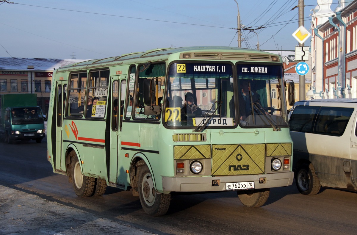 Томская область, ПАЗ-32054 № Е 760 ХХ 70