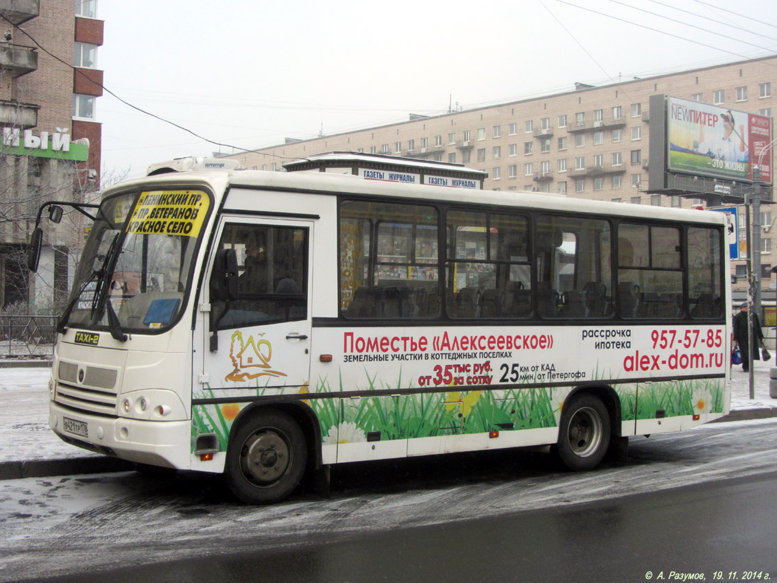 Санкт-Петербург, ПАЗ-320402-05 № В 421 ТР 178