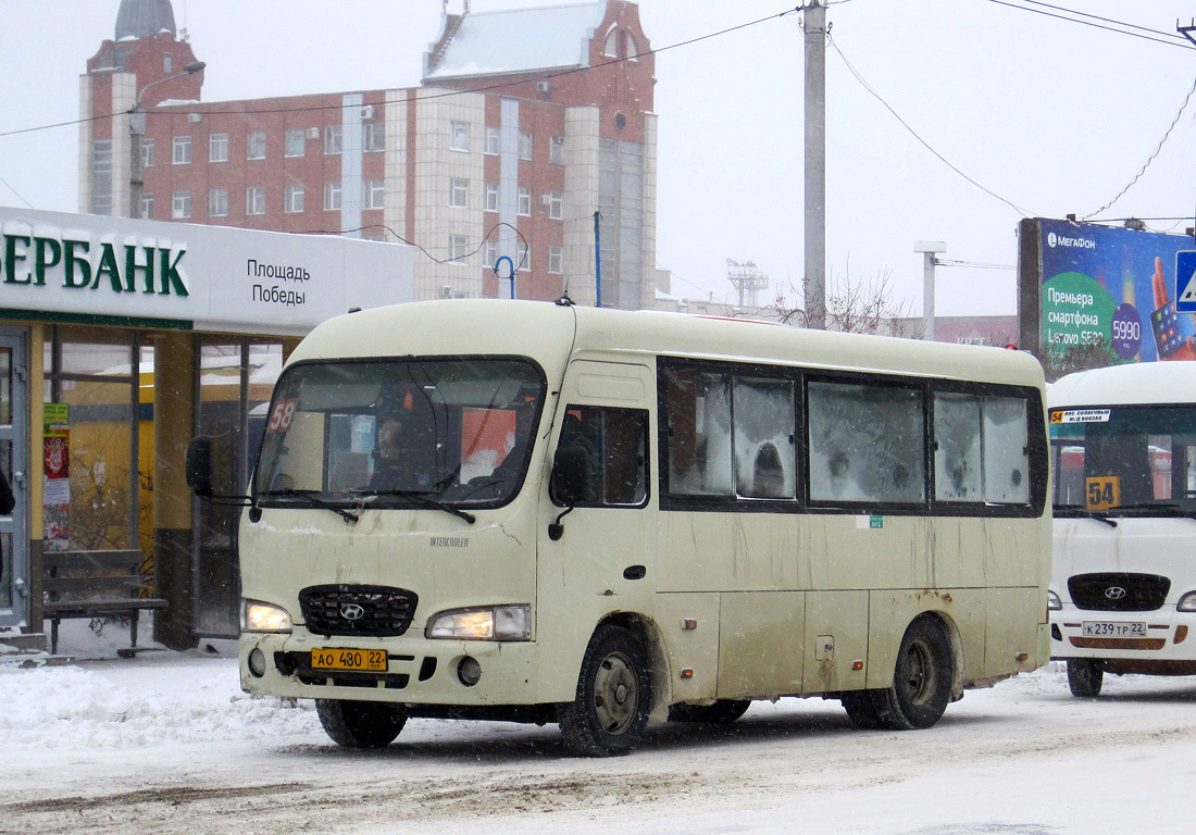 Алтайский край, Hyundai County SWB (РЗГА) № АО 480 22