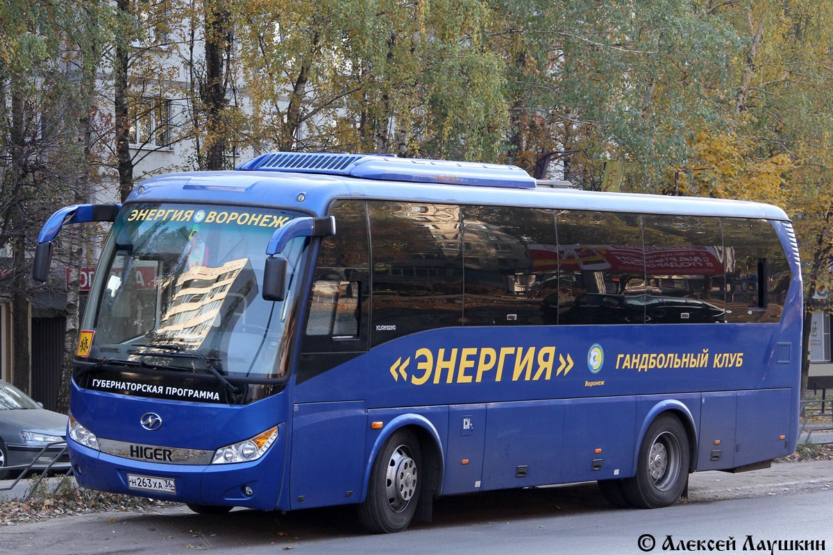 Voronezh region, Higer KLQ6928Q Nr. Н 263 ХА 36