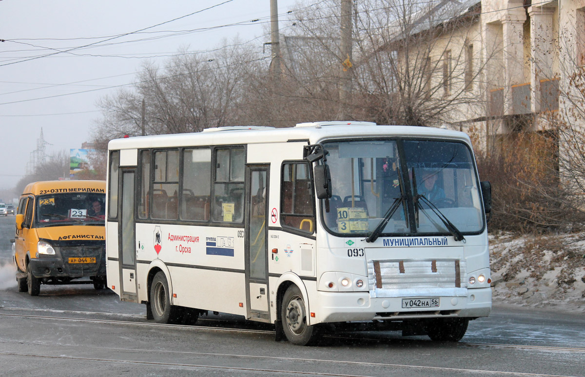 Оренбургская область, ПАЗ-320412-10 № 093