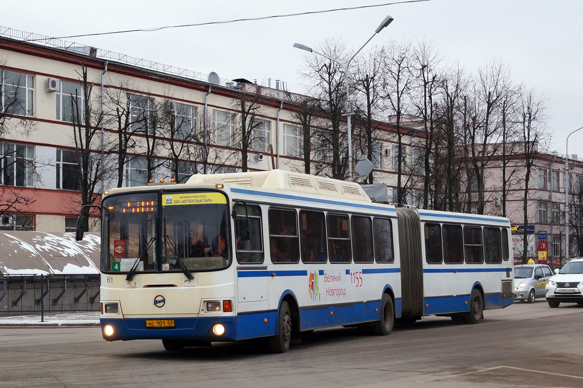 Новгородская область, ЛиАЗ-6212.70 № 61