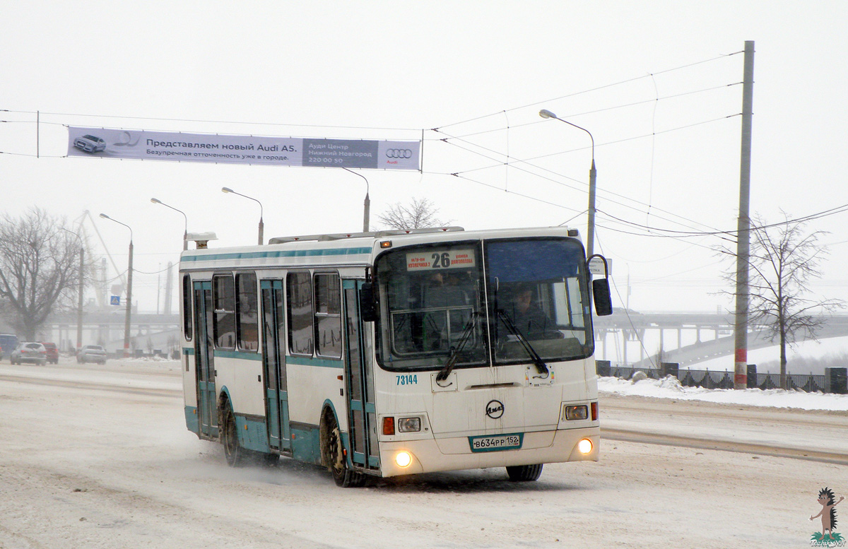 Nizhegorodskaya region, LiAZ-5256.26 Nr. 73144