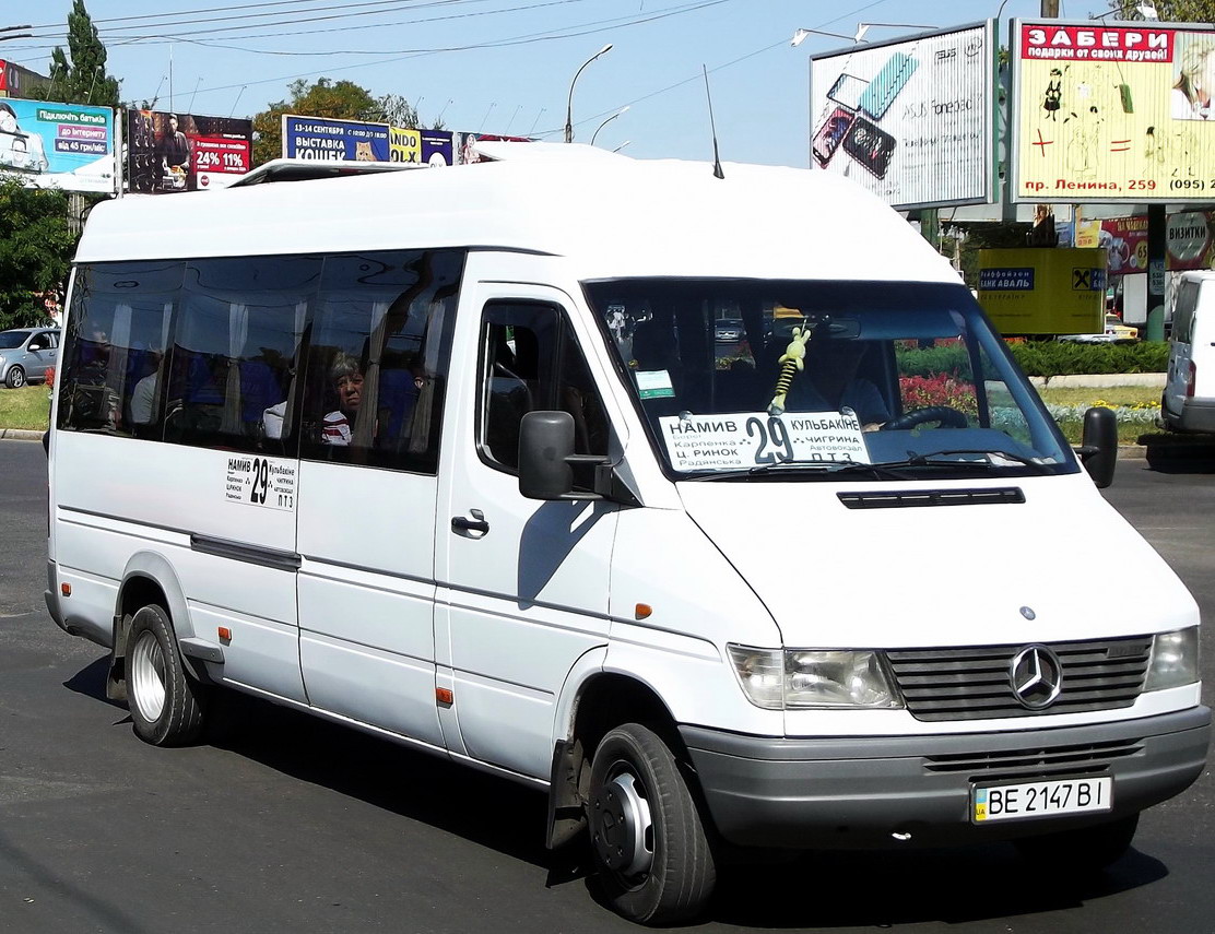 Николаевская область, Mercedes-Benz Sprinter W904 408D № BE 2147 BI