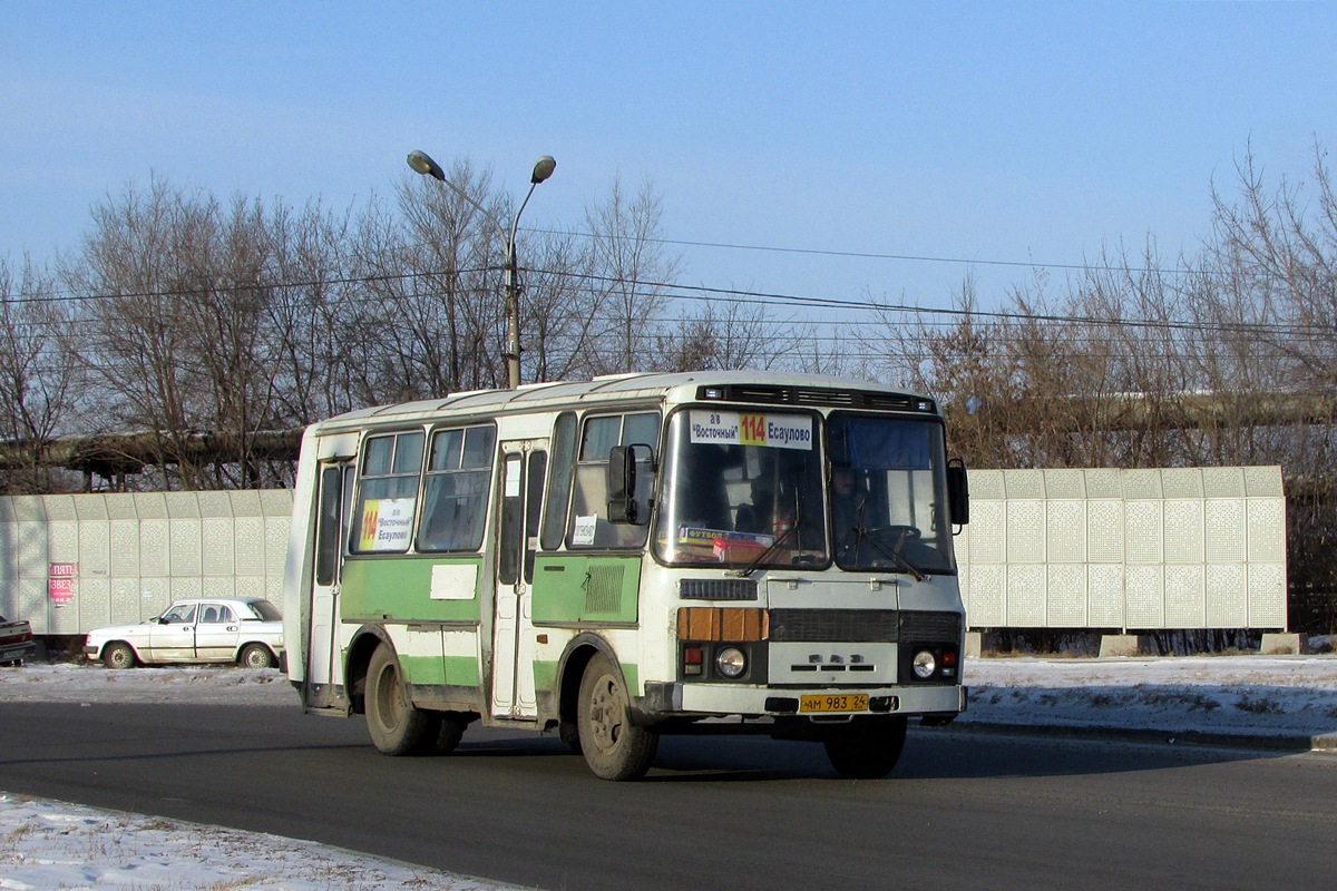 Красноярский край, ПАЗ-3205-110 № АМ 983 24