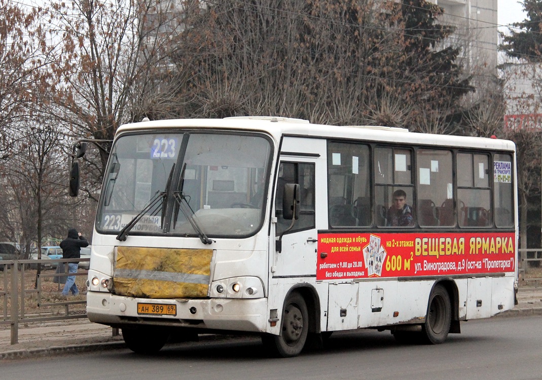 Тверская область, ПАЗ-320402-03 № АН 389 69