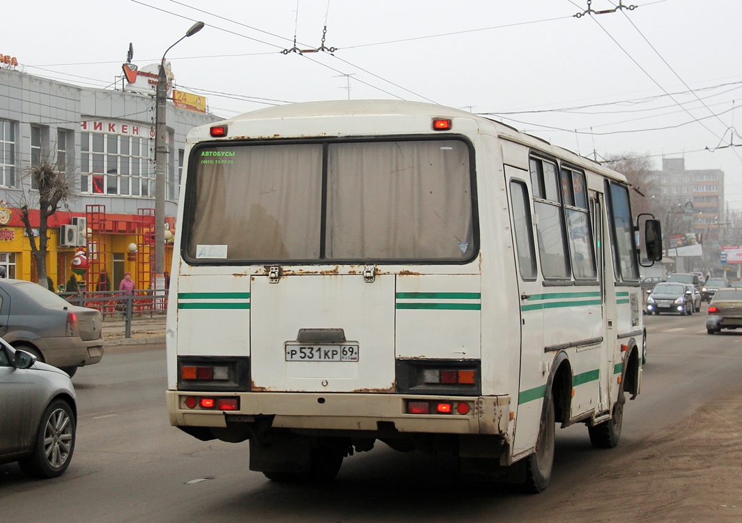 Тверская область, ПАЗ-32053 № Р 531 КР 69