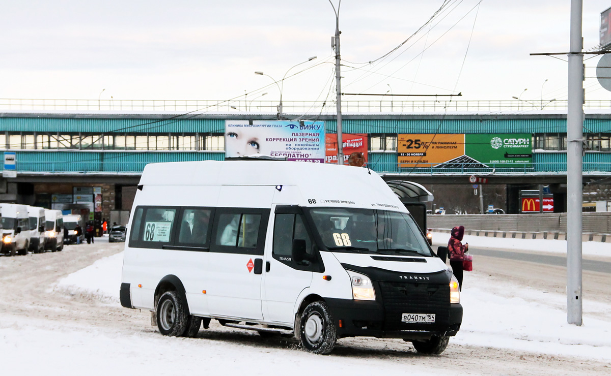 Новосибирская область, Нижегородец-222709  (Ford Transit) № В 040 ТМ 154