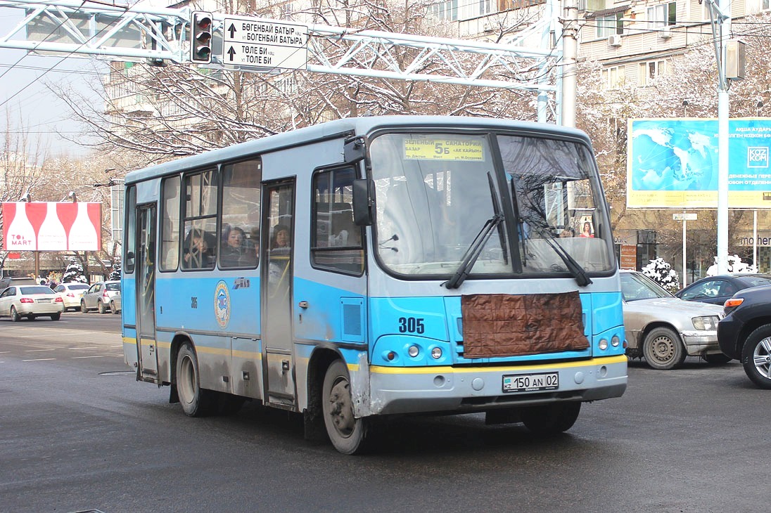 Алматы, ПАЗ-320402-05 № 305