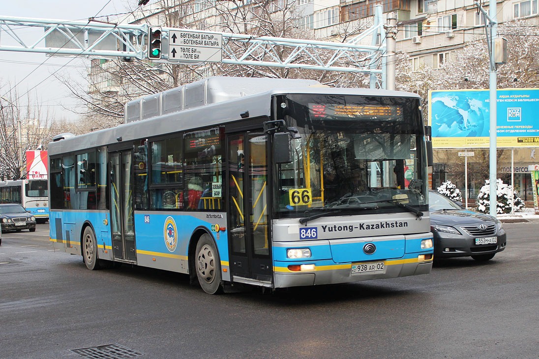 Алматы, Yutong ZK6118HGA № 846