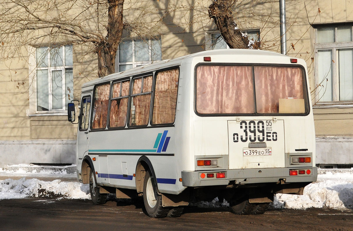 Омская область, ПАЗ-32053 № О 399 ЕО 55